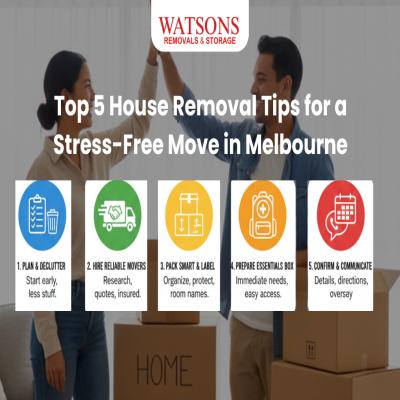 Top 5 House Removal Tips for a Stress-Free Move in Melbourne